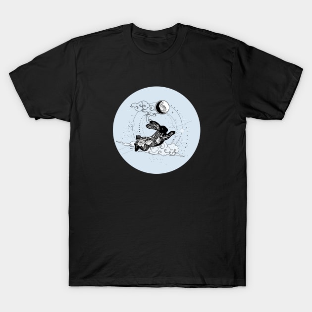 Celestial Rabbit T-Shirt by shaireproductions